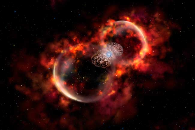 Secret of Nearby Explosive Star Revealed